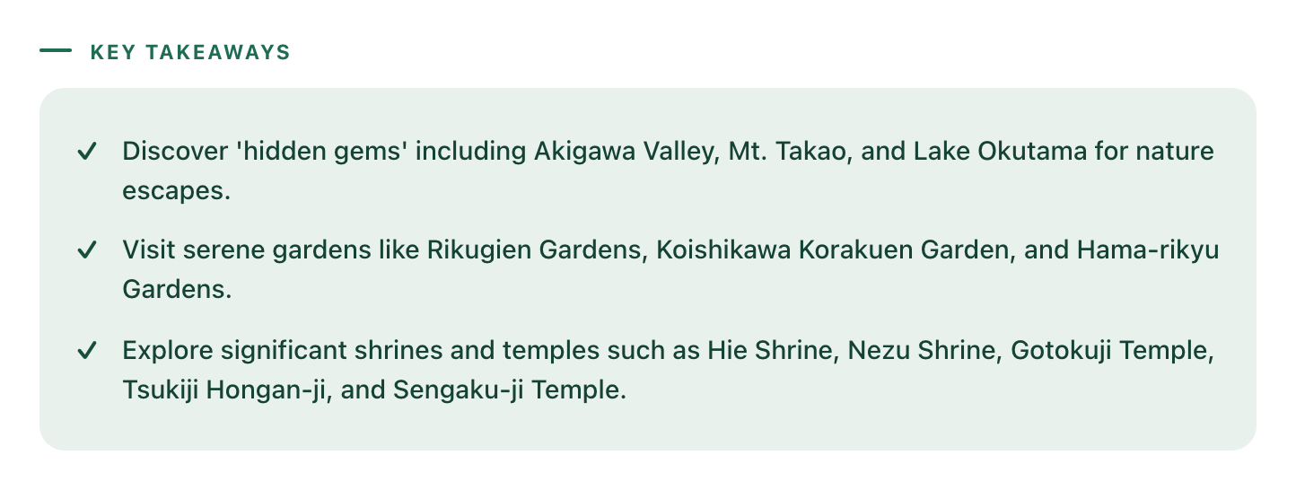 The key spots from a batch of saved Tokyo reels, gathered into a short guide you can travel by